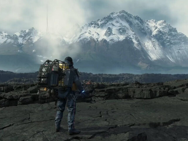 Death Stranding mountains