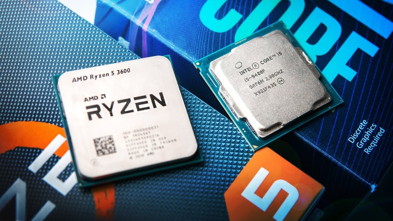 AMD Ryzen 5 3600 та Intel i5-9400f